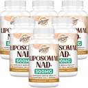 Liposomal NAD+ 500 MG συμπλήρωμα, True NAD Plus συμπλήρωμα, Superior Απορρόφηση, Boost NAD+ Περισσότερα Αποδοτική από Νικοτιναμίδη Ριβοζίδιο για Κυτταρική Ενέργεια, Υγιεινή Γήρανση, 360 Υπηρεσία