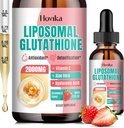 Liposomal Glutathionone Supplement 2000mg, Liquid Glutathionone Drops with Vitamin C, Master Antioxidants for Immune System, Γήρανση Defense, Skin Health, Liver Detox-Superior Abvortion, Strawberry 2 Fl Oz