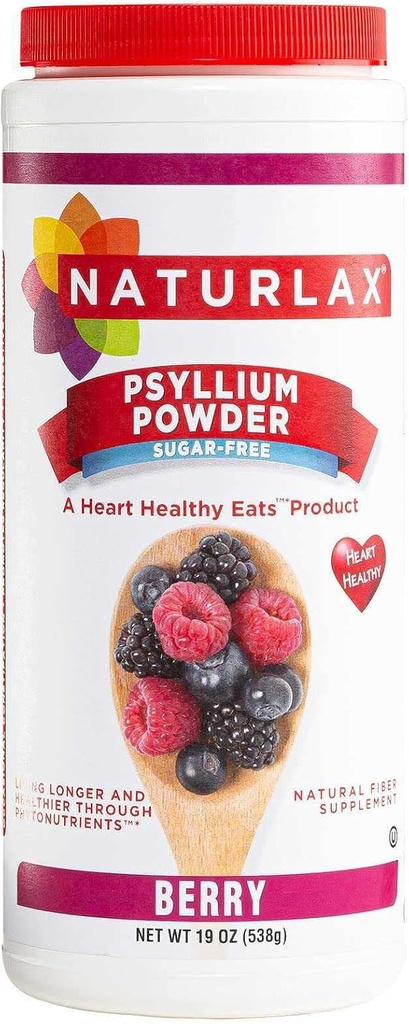 Χωρίς ζάχαρη Psyllium Husk Fiber σκόνη, Berry Γεύση 19 oz