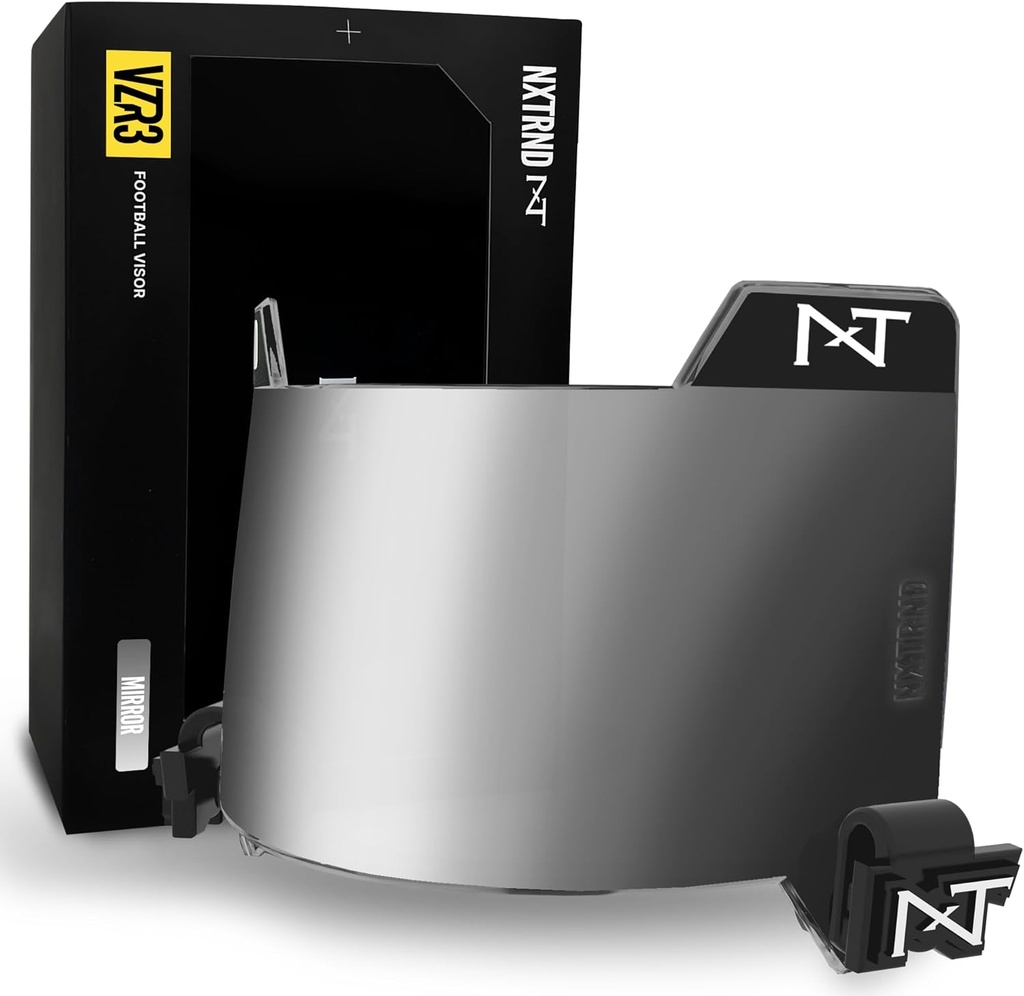 Nxtrnd VZR3 Football Visor, Curved Lens Technology, Ταιριάζει σε Κράνη Ενηλίκου & Νέων Ποδοσφαίρου