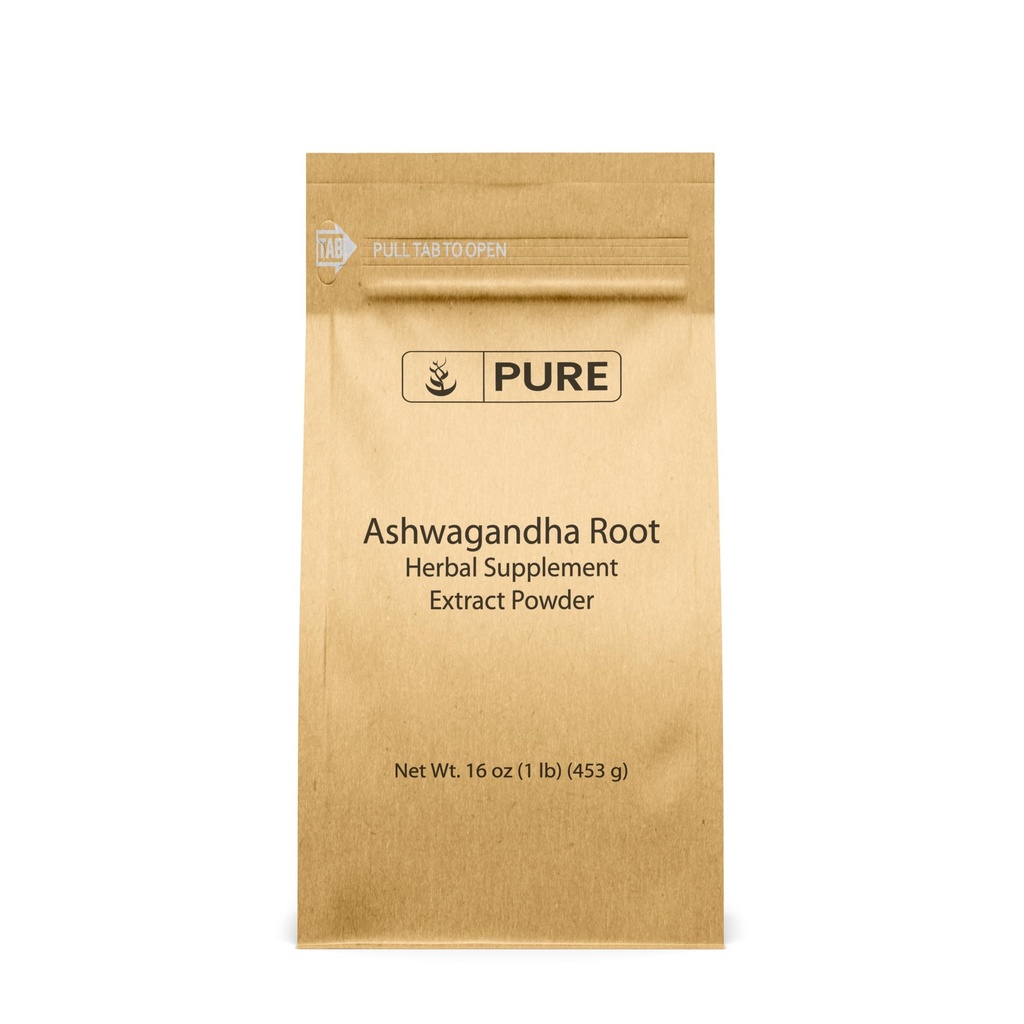 ΑΝΩΤΑΤΑ ΑΡΧΙΚΑ ΣΥΣΤΑΤΙΚΑ Ashwagandha (1lb) Φυσικό και καθαρό, Vegan, χωρίς γλουτένη, Lab-Verified