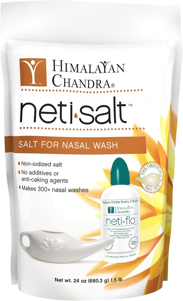 Ινστιτούτο Ιμαλαΐων Neti Pot Salt Bag - 1,5 lbs - Pack of 2