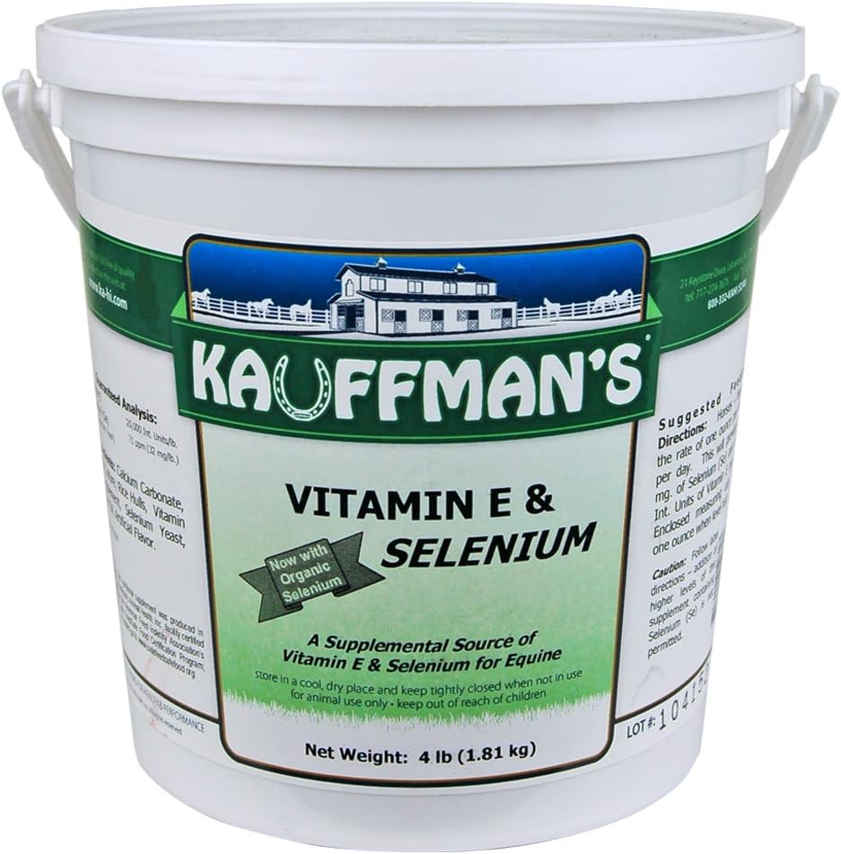 Ζωικά προϊόντα Kauffman Βιταμίνη Ε & Σελήνιο σε σκόνη 4 lb