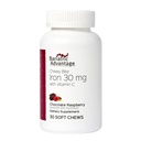 Βαριατρικό Πλεονέκτημα Σιδήρου Chewy Bite Chocolate Raspberry Truffle (30 mg σιδήρου, 60 mg βιταμίνης c) 30 αριθμός