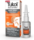 TUKOL Max Nasal Spray δράσης, Oxymetazoline Nasal Deconfestant Spray για ενήλικες, γρήγορη Stuffy μύτη & Sinus Confestion Relief, 12 ωρών Spray μύτης Αποσυμφορητικό, 0.5 fl oz