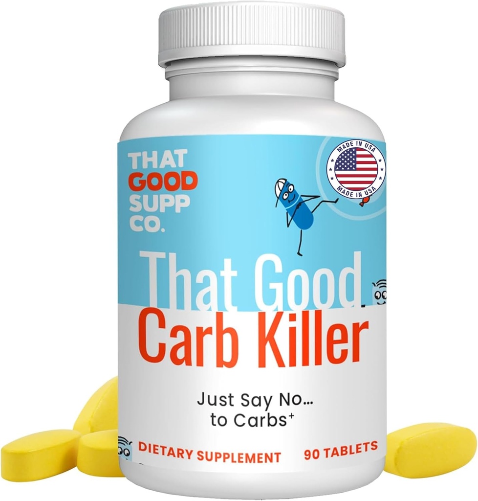 That Good Supp Co that Good Carb Killer - Χάπια Blocker Carb για τους στόχους συντήρησης βάρους - Ορεκτικό Blocker, σκοτώνει ζάχαρη & Carb Craving - Safe & Keto Friendly Formula - Made in USA