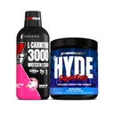 PROSUPPS L-Καρνιτίνη 3000 Διεγερτικά Δωρεάν Υγρά Σφηνάκια (Dragon Fruit) και ο κ. Hyde Signature Series Pre-Workout Ενεργειακό Ποτό σε σκόνη (Blue Razz) Bundle