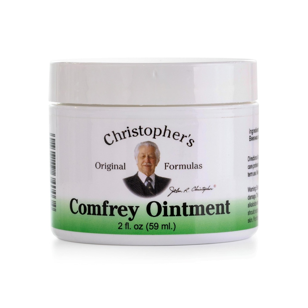 Christopher's Original Formulas Comfrey Ointment, 2 ουγγιά – Βότανο με οργανικό φύλλο comfrey σε φυσικό κερί μελισσών και βάση ελαίου