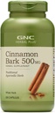 GNC Herbal Plus Cinnamon Bark 500mg Supplement, Traditional Ayurvedic Herb, 200 Servings