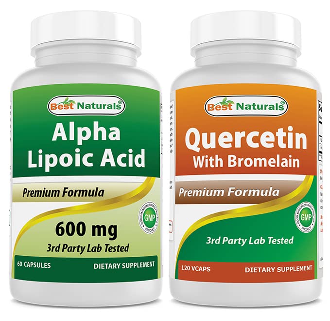 Best Naturals Alpha Lipoic Acid 600 mg & Quercetin με Bromelain
