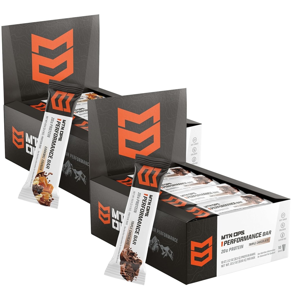 Bars Performance Caramel Crunch + Τριπλή σοκολάτα Λάσπη Bundle
