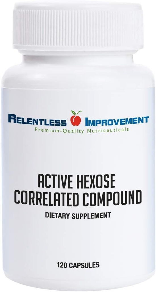 Active Hexose Correlated Compand Natural Immune Support Mushroom Extract Compend 120ct Support for Viral, NK Cell & Immune Boost, Compare to AHCC