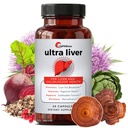 UpWellness Ultra Liver Supplement for Liver Support and Gallbladder Support - Powered by TMG, NAC Milk Thittle, and More - Liver Cleanse Detox & Repair - 60 Κάψουλες