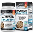 Magnesium Bisglycinate Chelated Supplement - High Absorption Magnesium Glycinate Supplement for Women and Men - Sleep, Muscle, Bone & Joint Support - Non-GMO, Non-Laxative Chelate - 360 Capsules