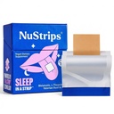 NuStripsTM Fast-Dissolving Sleep Strips με 5mg μελατονίνης, βαλεριάνας ρίζας, L-Θεανίνης & βιταμίνης Β6 – Natural Sleep Aid, Vegan, Non-GMO, Gluten Free – Fall Asleep Fast, Wake Up Refreshed (30 Strips)