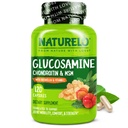 NATURELO Glucosamine Chondroitin MSM με Boswellia και βιταμίνη C - Συμπλήρωμα για κοινή άνεση, κινητικότητα και δύναμη - 120 κάψουλες