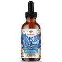 2000MG Liposomal Glutathionone Liquid, 98% Απορρόφηση, Ενεργή Μορφή L-Glutathion Συμπλήρωμα, Vegan Φιλικό, Ισχυρό Αντιοξειδωτικό Σύμπλεγμα για το ανοσοποιητικό σύστημα, Γήρανση Άμυνας, Detox, 2 FL.OZ