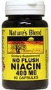 Nature's Blend Niacin No Flush 400 mg 60 Καψάκια