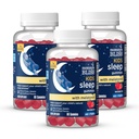 Παιδιά της μαμάς Bliss Κοιμούνται Gummies με μελατονίνη, Υποστηρίξτε τη φυσική διαδικασία ύπνου σας, ηλικία 3 ετών σε ενήλικες, φράουλα άρωμα, 1G της ζάχαρης, 60 Gummies (πακέτο των 3)