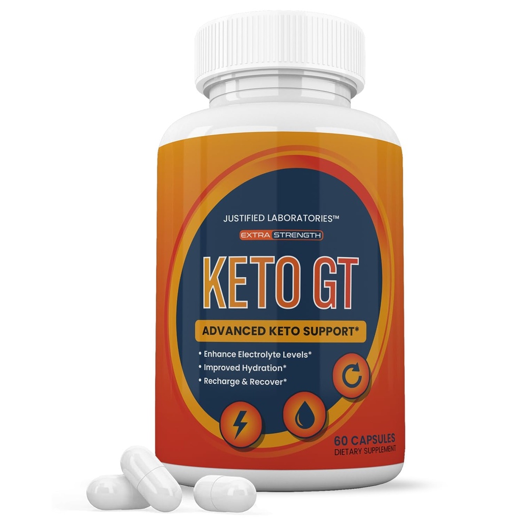 Justified Laboratories Keto GT Keto Χάπια 1275MG Νέα & βελτιωμένη Φόρμουλα Περιέχει μηλίτη μηλίτη ξύδι επιπλέον παρθένο ελαιόλαδο σκόνη πράσινο φύλλο τσαγιού 60 κάψουλες