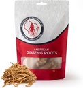 Dairyland American Ginseng Roots Prongs - 8 oz Pack του Wisconsin Ginseng Root - Αυθεντικό American Ginseng Prong - Μη-GMO, Χωρίς γλουτένη Ολόκληρο Ginseng - Χρησιμοποιήστε αυτό το συμπλήρωμα βοτάνων στη σούπα, Τσάι, Congee