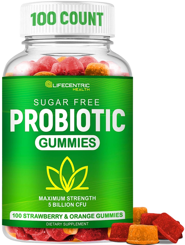Προβιοτικά Gummies για ενήλικες και παιδιά Μέγιστη δύναμη 5 δις CFU 