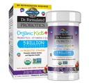 Κήπος της Ζωής Dr. Formulated Probiotics Organic Kids+ συν βιταμίνη C & D - Berry Cherry - Γλουτένη, Γαλακτοκομικά & χωρίς σόγια συμπλήρωμα υγείας, Δεν Προστέθηκε ζάχαρη, 30 Μασώμενα (Self Stable)