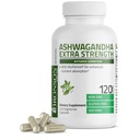 Bronson Ashwagandha Extra Strength Stress & Mood Support with BioPerine - Μη ΓΤΟ Formula, 120 κάψουλες χορτοφάγων