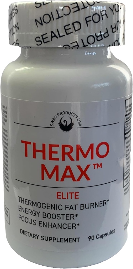 Thermo Max Elite - Θερμογόνος καύση λίπους, ακραία ενισχυτές ενέργειας, απώλεια βάρους, 90 χάπια διατροφής
