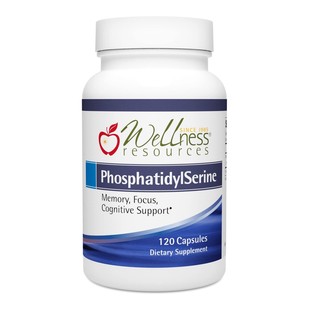 Πηγές ευεξίας PhosphatidylSerine Soy-free Ηλιοτρόπιο Πηγή (100mg, 120 κάψουλες) Μη ΓΤΟ, Vegan ...