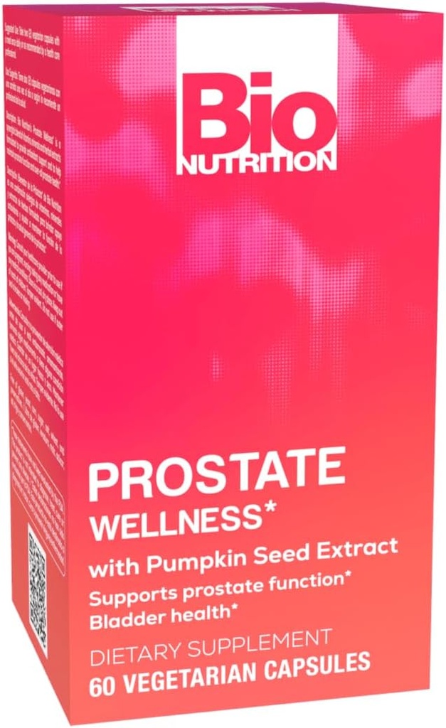 Bio Nutrition Prostate Wellness Υποστήριξη συμπλήρωμα 60 χορτοφάγων κάψουλες 