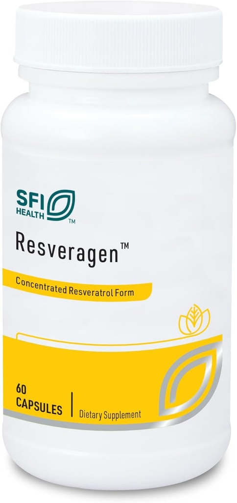 Klaire Labs SFI Health Resveragen - 250 Milligrams Trans Resveratrol από 500 Milligrams Ιαπωνικό Knotweed (60 Κάψουλες)