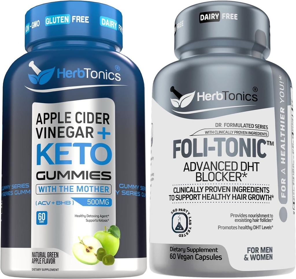 Herbtonics ACV Keto Gummies with The Mother & Keto BHB 