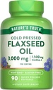 Nature's Truth Flaxseed Oil Softgels 