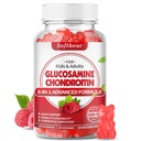 γλυκοζαμίνη γλυκοζαμίνη Chondroitin Gummies, χωρίς ζάχαρη Γλυκοσαμίνη Chondroitin MSM Συμπλήρωμα με τερηδόνα Elderberry υποστηρίζει κοινή υγεία & αντιοξειδωτικό, Raspberry Γεύση 60 Count