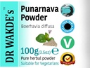 DR WAKDE's Punarnava Powder (Boerhavia diffusa) - 100g (3.5oz) | Pure, Raw & Dried Powder | Ayurvedic Herb | Vegan |