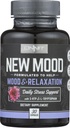 New Mood Dietary Supplement, Mood & Relaxation, Καθημερινή υποστήριξη στρες, Χωρίς γλουτένη, 30 κάψουλες