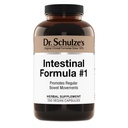 Dr. Schulze's Intestinal Formula #1 - Bowel Movement Supplement for Colon Health Support - Bloating & Constipation Relief - Intestinal Cleanse - All-Natural - Plant-Based - Vegan - 250 Count