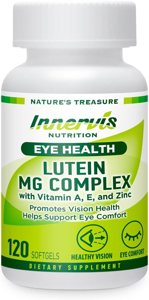 Lutein & Magnesium – Υποστήριξη για την υγεία των ματιών και την άνεση, Αντιοξειδωτικό, 120 Softgels