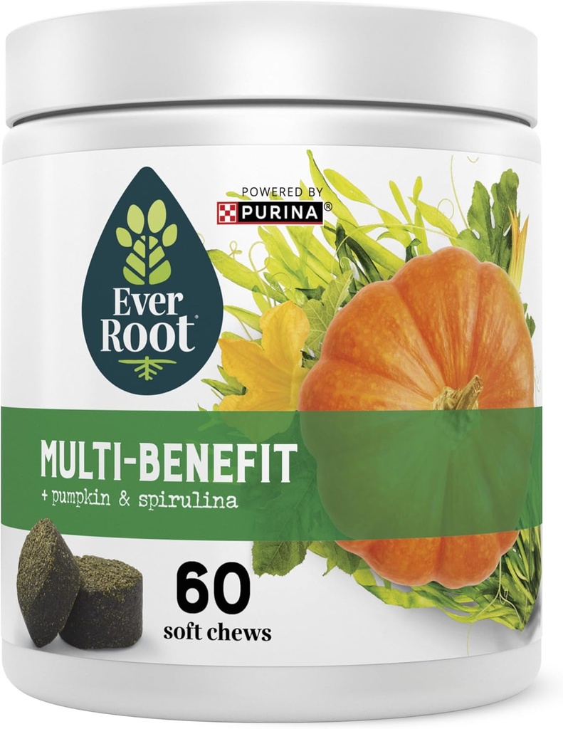 EverRoot By Purina Multi-Benefit Συμπληρώματα Σκύλων Μαλακές Μασάτες - 10,6 oz. Κάνιστρο