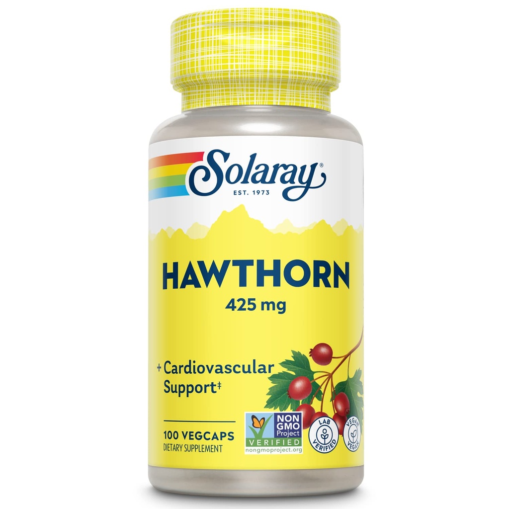 SOLARAY Hawthorn Berry 425mg 100 VegCaps