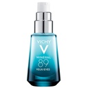 Vichy Mineral 89 Ορός ματιών, υαλουρονικό οξύ και κρέμα καφεΐνης, κάτω από την κρέμα ματιών για τους σκοτεινούς κύκλους, Hydrating & Puffiness Reucer, Opthalmologist Tested