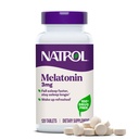 Natrol Μελατονίνη 3 mg, Συμπλήρωμα διατροφής για τον Ξεκούραστο Ύπνο, Συμπληρώματα ύπνου για Ενήλικες, 120 Δισκία Μελατονίνης, 120 Ημέρα προσφοράς