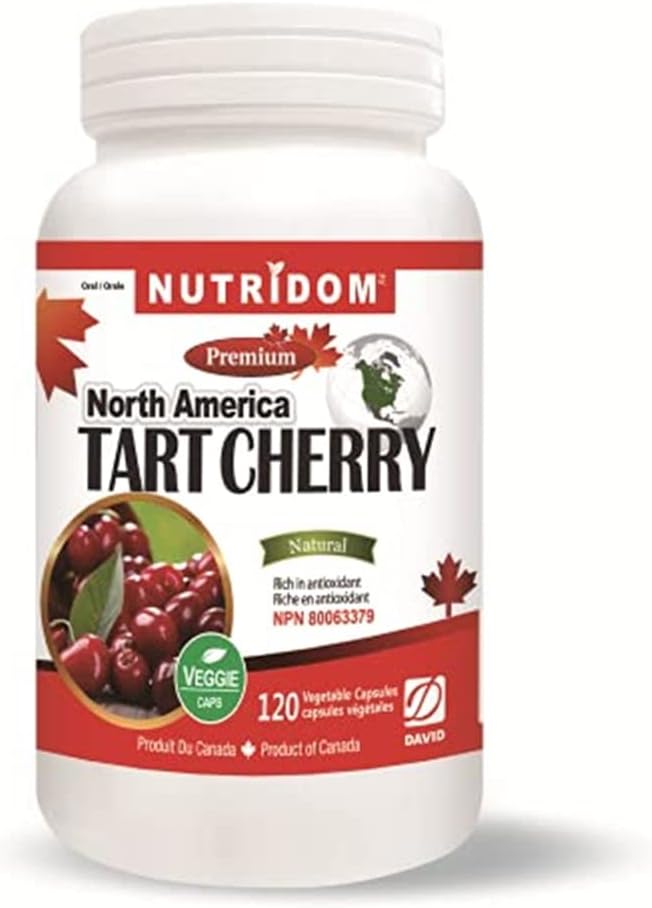 Nutridom Βορειοαμερικανικό Ταρτ Τσέρι 500mg-120 VCaps, φυσικό, μη ΓΤΟ