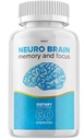 Neuro Brain and Focus Supplement, Neuro Brain Memory Focus και Γνωστική Υποστήριξη, Neuro Brain Pills Nootropic, NeuroBrain to Boost Memory, Neuro Brain Vitamin Reviews (60 Κάψουλες)