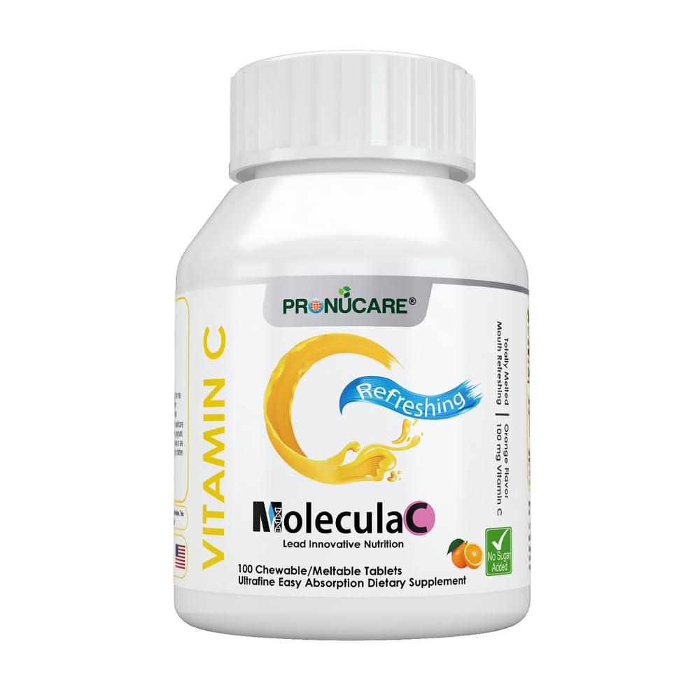 Βιταμίνη C 100 mg δισκία Buccal Lozenge – Slow- Disolving, Controlled Release & Fast Absorpation, Natural Orange, Immune Boost, Antioxidant & Anti-Aging, Sugar- Free, 100 CT