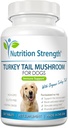 Turkey Tail Mushroom for Dogs to Support a Strong Immune System, Promotion Gut Health, Antioxidant Activity & Inflamatory Relief, Reduce Fatigue & Boost Stamina, 120 Μασώμενα δισκία