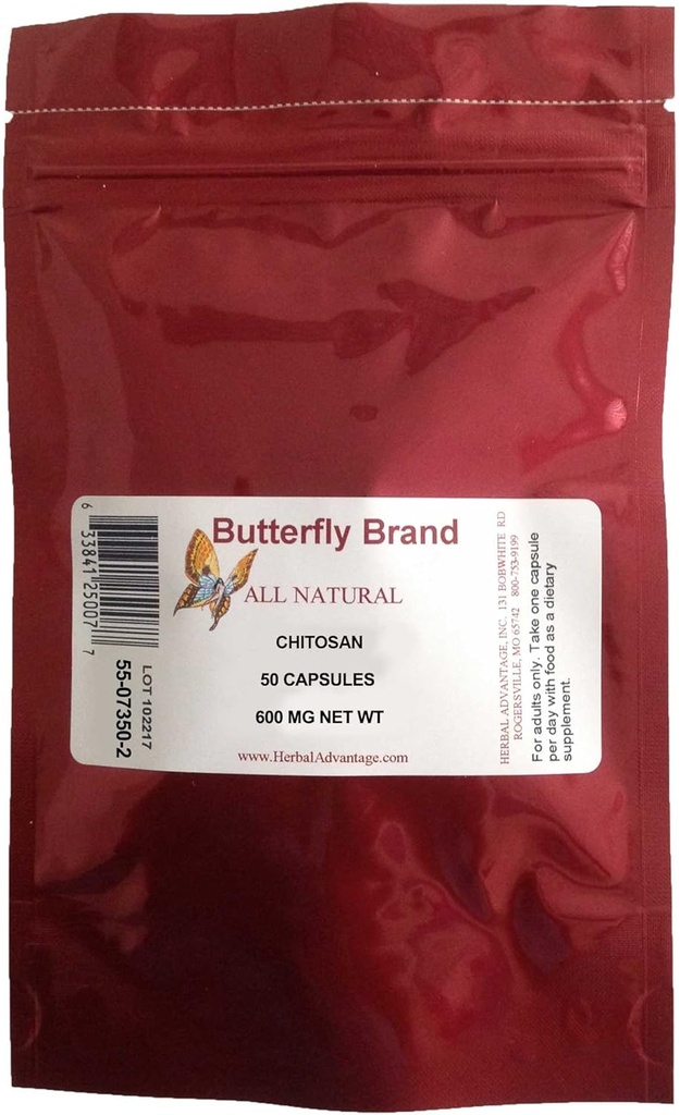 Καψάκια Chitosan 600mg Τσάντα των 50 mg