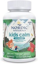 Nordic Naturals Kids Calm Gummies - Φράουλα Καρπούζι - 60 Gummies - Μαγνήσιο L-Θεανίνη συμπλήρωμα - Ηρεμία για τα παιδιά - Υποστήριξη χαλάρωσης - Μέχρι 60 εξυπηρετούν