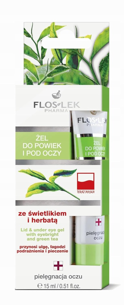 Lid & Under Eye Gel με eyebright και πράσινο τσάι 15 ML
